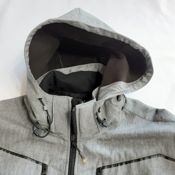 4F Street Racer grey neo-dry zip up waterproof windproof jacket men size large - Picture 7 of 13